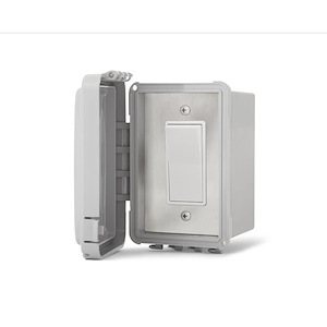 On/Off Single Switch with Weatherproof Box for Surface Mount Installation