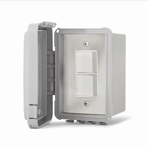 Accessory - Single Duplex Switch Surface Mount and Gang Box 20 Amp Per Pole